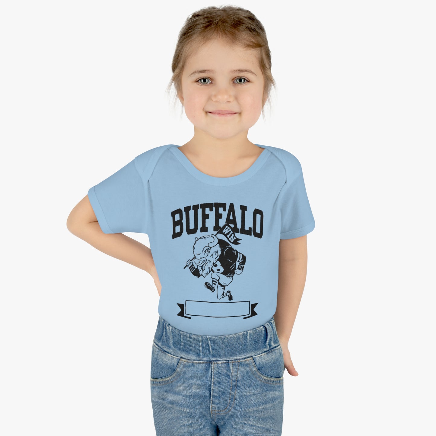 Buffalo Infant Baby Rib Bodysuit