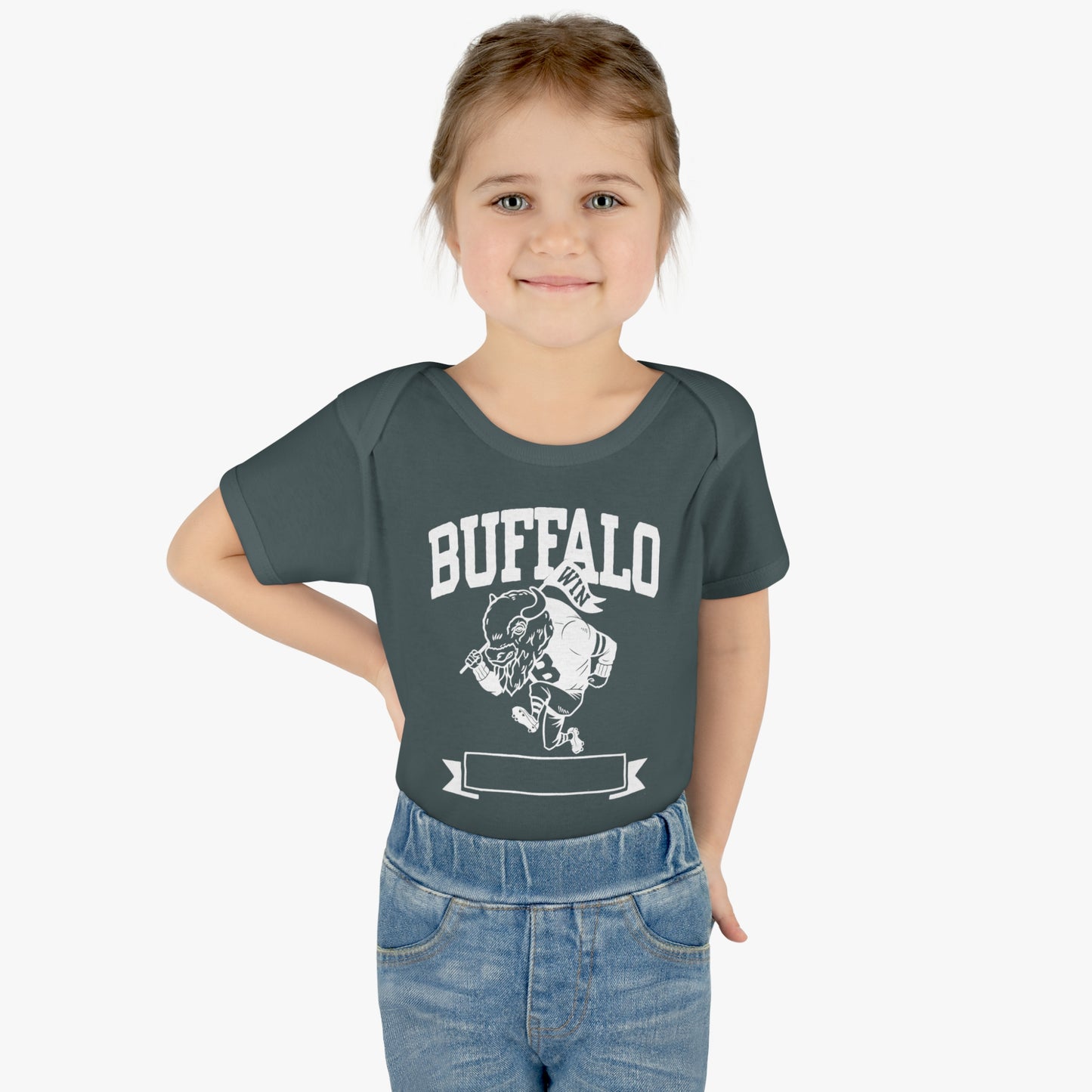 Buffalo Infant Baby Rib Bodysuit