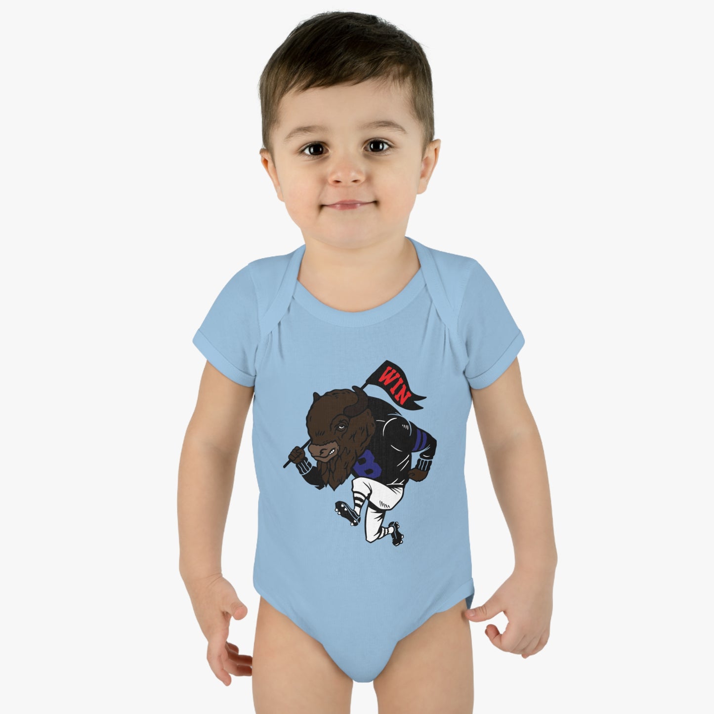 Buffalo Infant Baby Rib Bodysuit