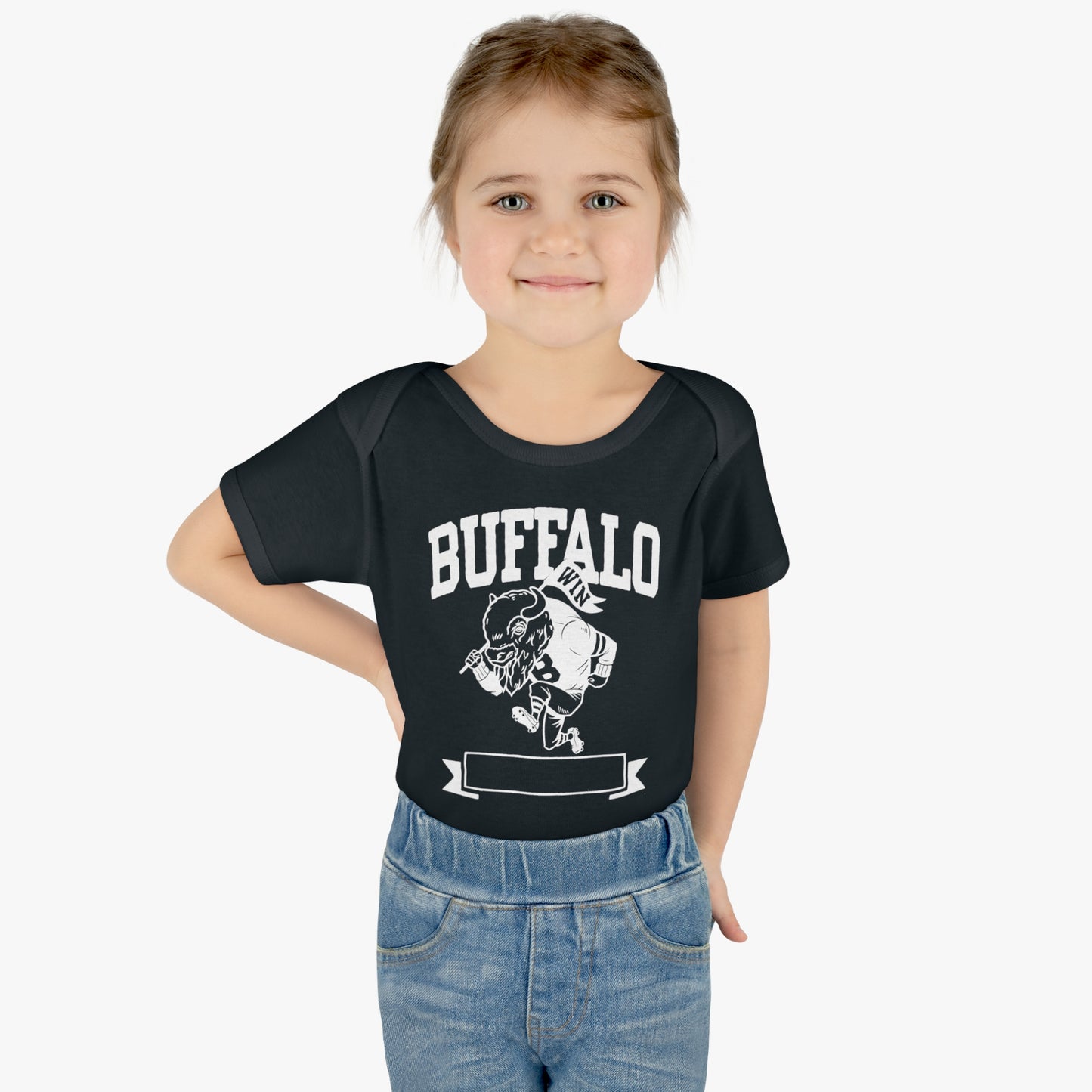 Buffalo Infant Baby Rib Bodysuit