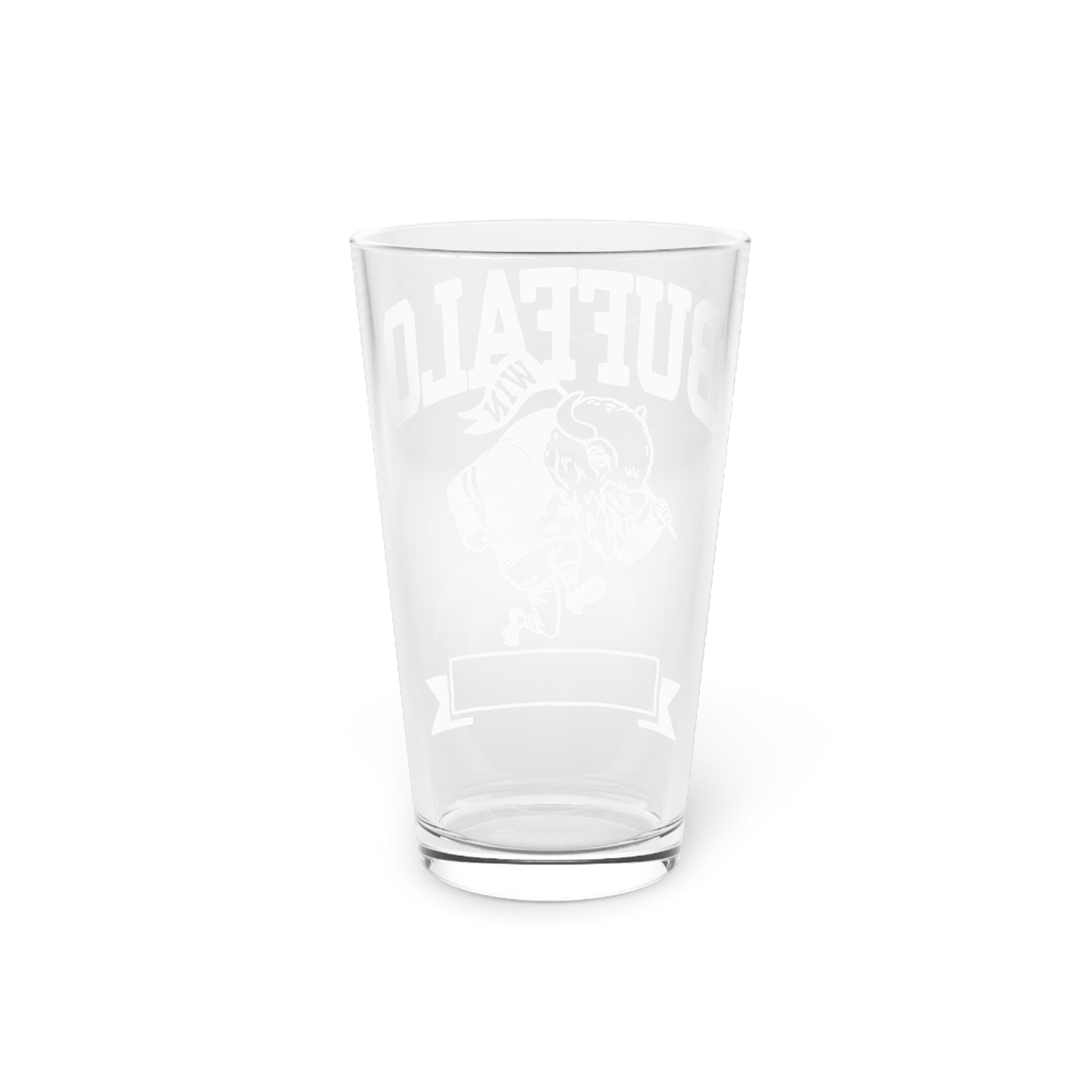 Buffalo Pint Glass, 16oz