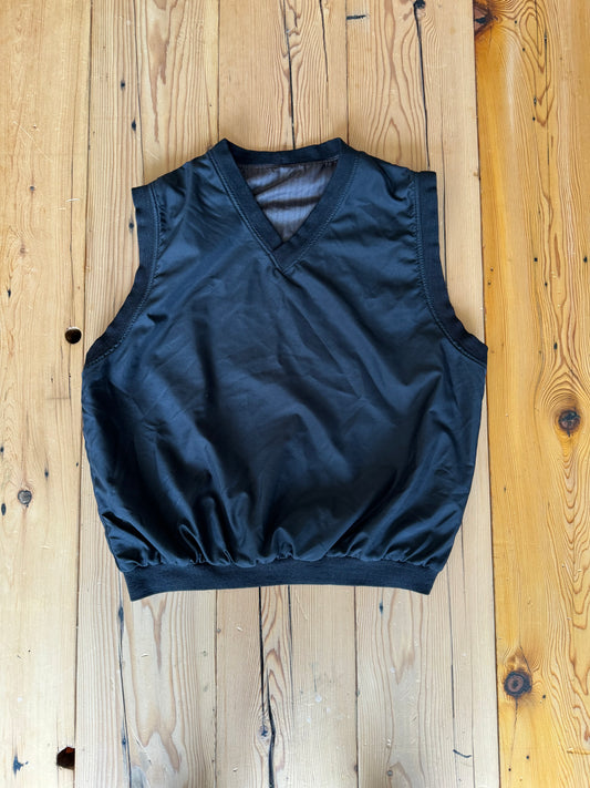 Black Vintage Coach Vest