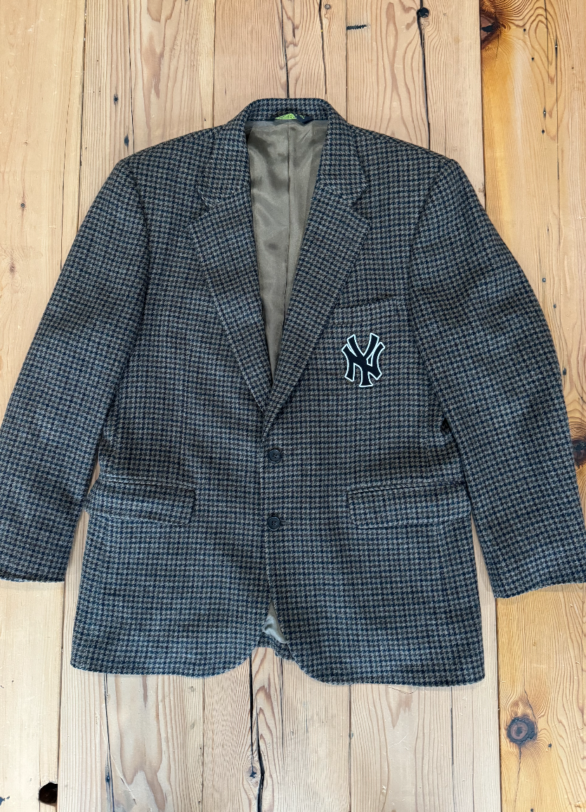 Vintage Wool Check NY Blazer