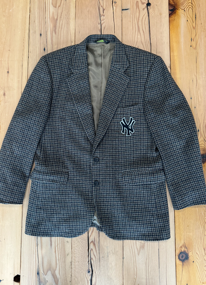 Vintage Wool Check NY Blazer