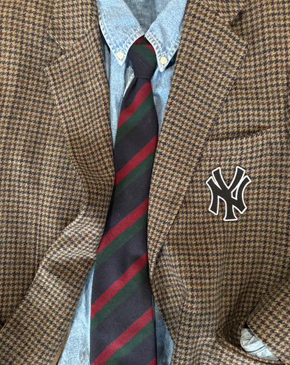 Vintage Wool Check NY Blazer